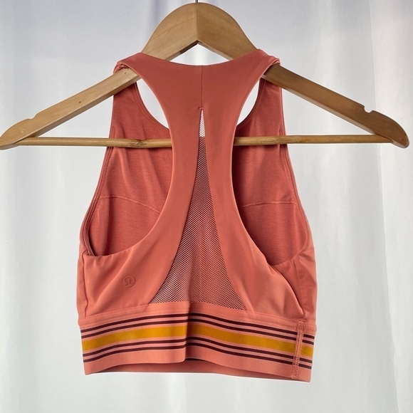 Lululemon x Roksanda My Element Bra in Rustic Coral Garnet Fools Gold Size 2 - Picture 7 of 11